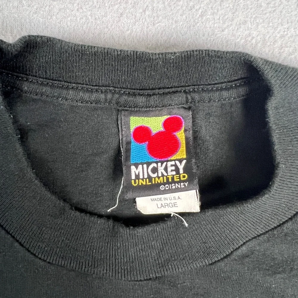 VTG Mickey Mouse T Shirt Fits Medium 1990s Mickey Unlimited Waving Graphic USA